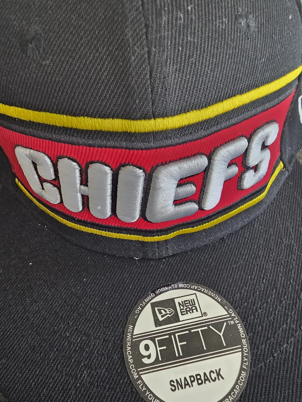New Era 9FIFTY Kansas City Chiefs Snapback Hat - Black/Red/Yellow